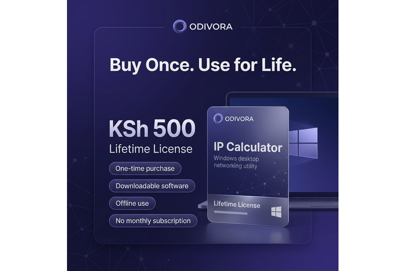 ODIVORA IP Calculator Lite v1.0 - Image 1